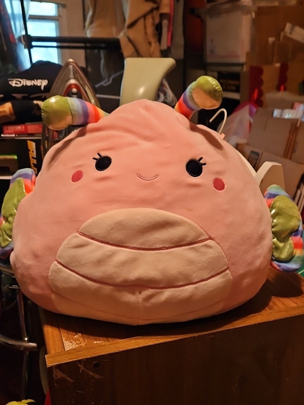 Squishmallows Pink Rainbow Antenna Plush